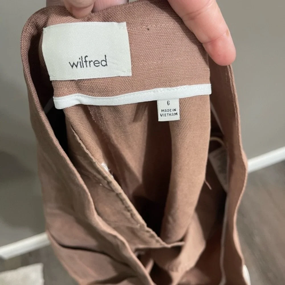 Wilfred‎ Aritzia Women’s Allant Linen Pant.  Size 6